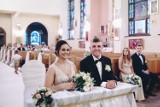 Piłkarz Naroża Juszczyn Marcin Kuszyk poślubił piękną Beatę