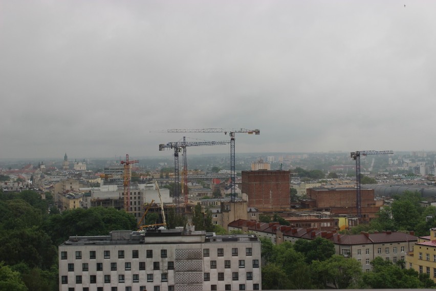 Panorama Lublina z 10 piętra KUL-u.