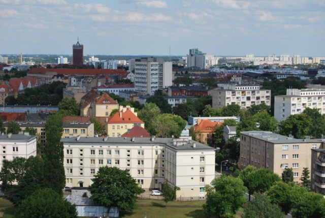 Panorama Poznania z dachu DS Eskulap