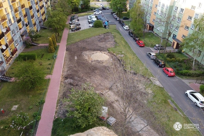 W Dąbrowie Górniczej na osiedlu Mydlice powstaje park...