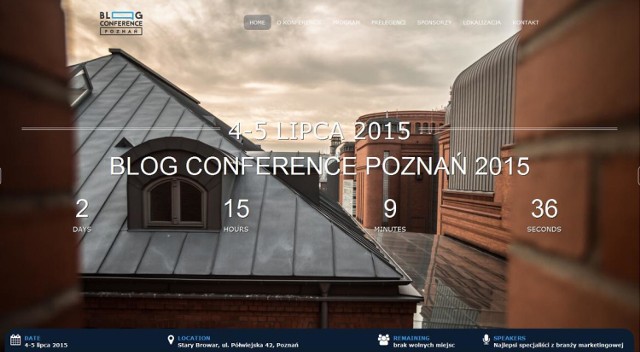 Blog Conference Poznań w Starym Browarze