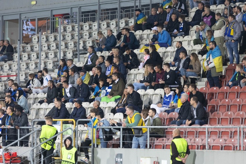 Kibice na meczu Dynamo - AEK Larnaka