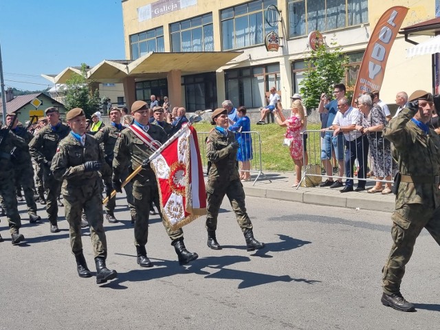 Przysięga wojskowa WOT w Dubiecku.