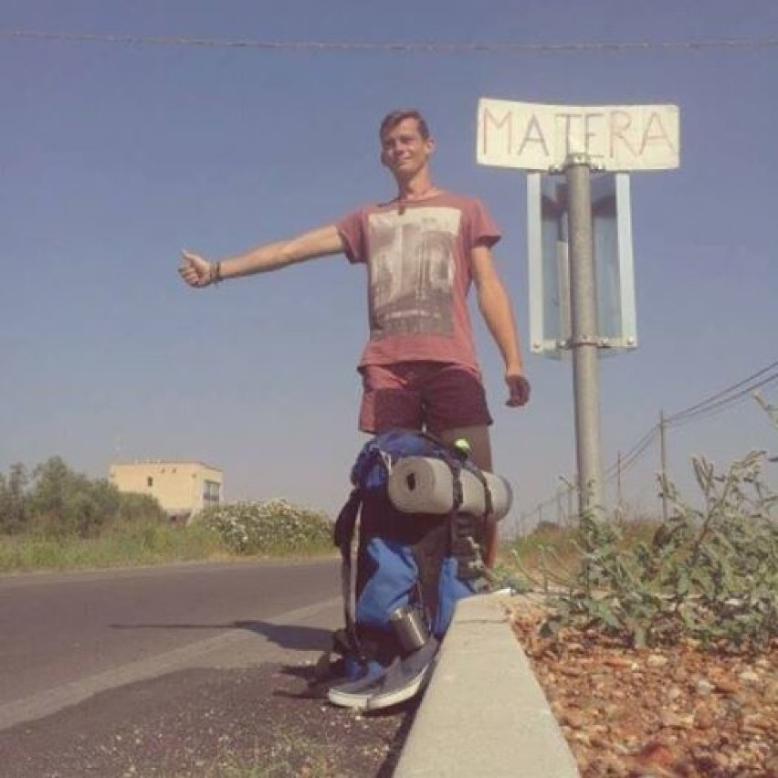 Maciej Iterman autostopem przejechał Europę