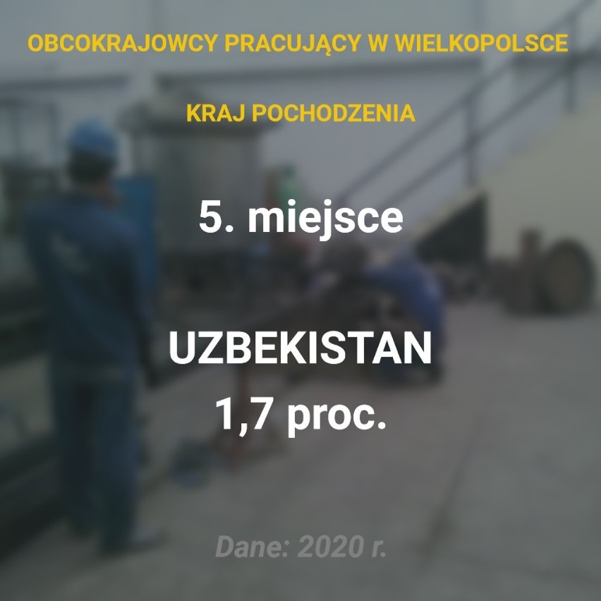 W 2020 roku w województwie wielkopolskim zezwolenia na pracę...