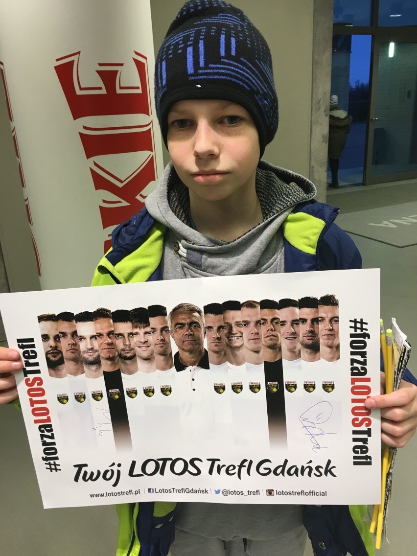 Helanie na meczu Lotos Trefl Gdańsk