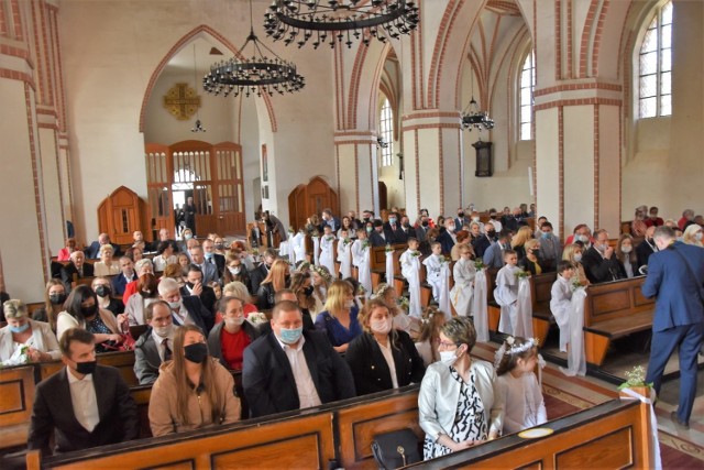 Kościół Mariacki w Sławnie - Pierwsza Komunia Święta w 2021 roku o godz. 13