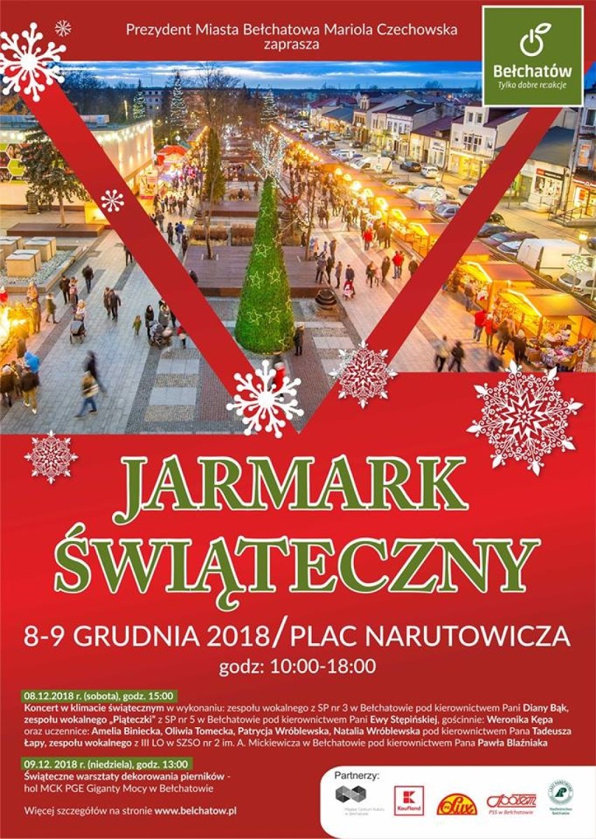 Bełchatów. Jarmark Świąteczny na placu Narutowicza startuje już dzisiaj! 