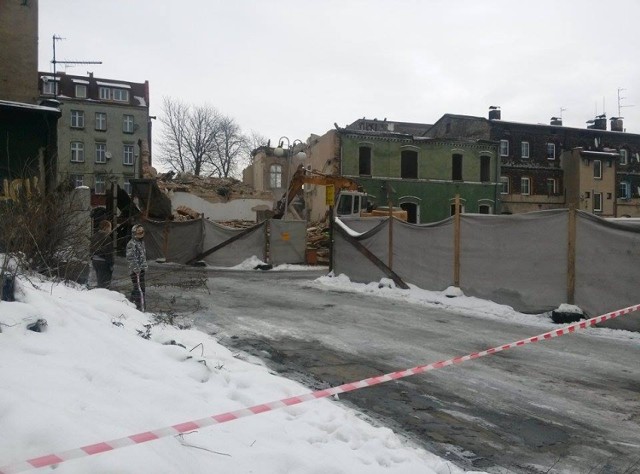 Rozbiórka dawnego Muzeum Miejskiego w Świętochłowicach