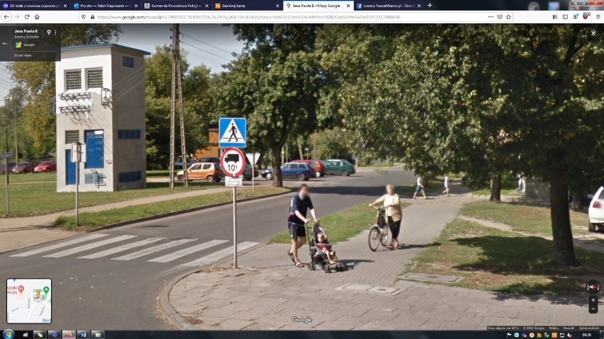 Mieszkańcy os. Kostka w Łowiczu na Google Street View. Kogo złapała kamera? [ZDJĘCIA]