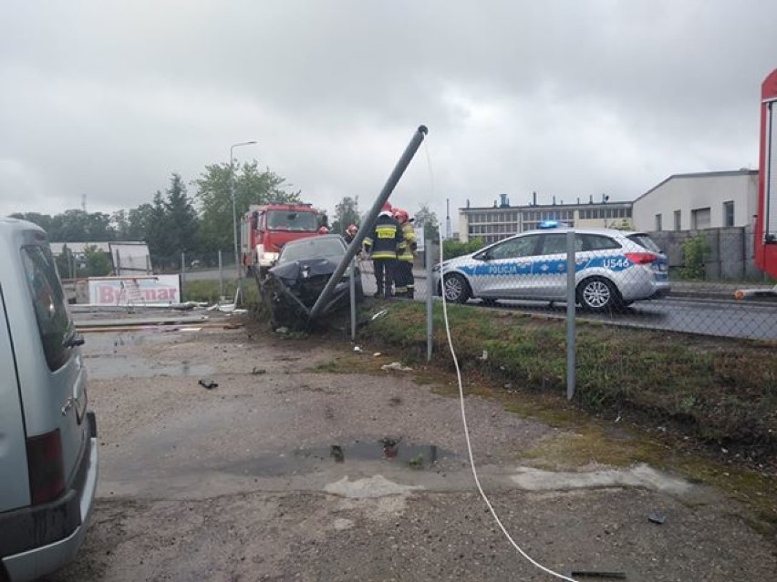 Wypadek na ulicy Romana Ratajczaka w Międzychodzie (28 maja...