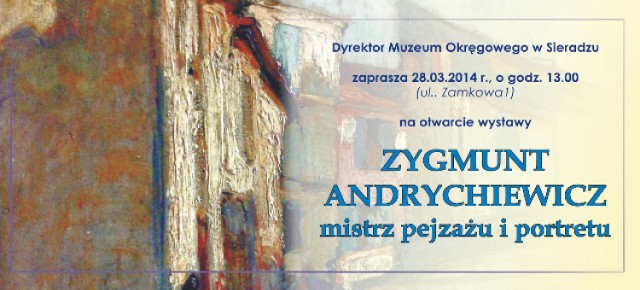 Andrychiewicz na wystawie w muzeum w Sieradzu