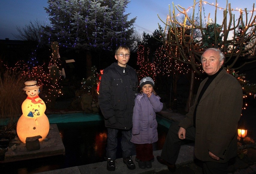 Niezwykle oświetlony dom i ogród można oglądać w okresie świątecznym w Przyszowicach