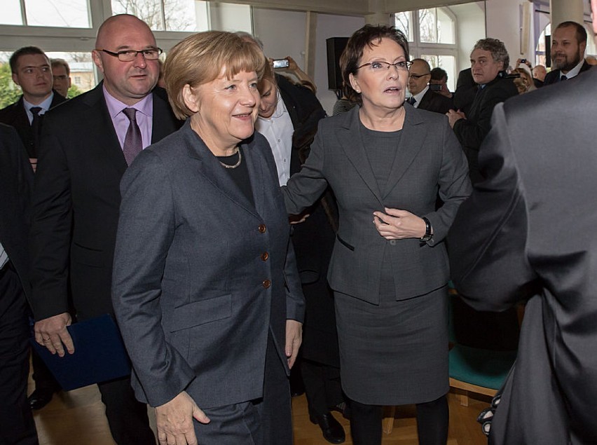 Premier Kopacz i kanclerz Merkel w Krzyżowej