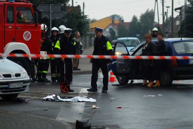 Wypadek w Wilkowyi: Opel zderzył się z motocyklem