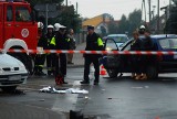 Wypadek w Wilkowyi: Opel zderzył się z motocyklem [ZDJĘCIA]