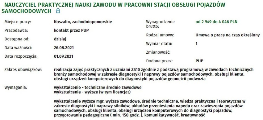 40 nowych ofert pracy w Koszalinie. Sprawdź, kogo poszukują pracodawcy