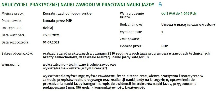 40 nowych ofert pracy w Koszalinie. Sprawdź, kogo poszukują pracodawcy