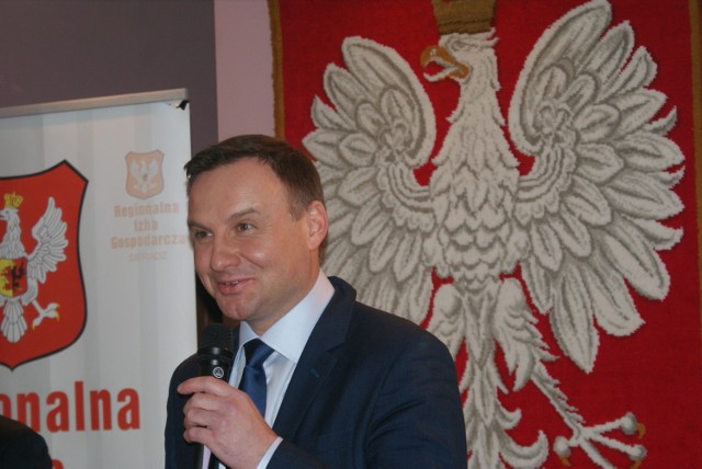 Andrzej Duda w Sieradzu