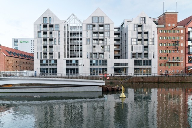 Zespół apartamentowy Granaria, projekt gdyńskiej pracowni Kwadrat, stanowi część nagrodzonej  MIPIM Awards inwestycji