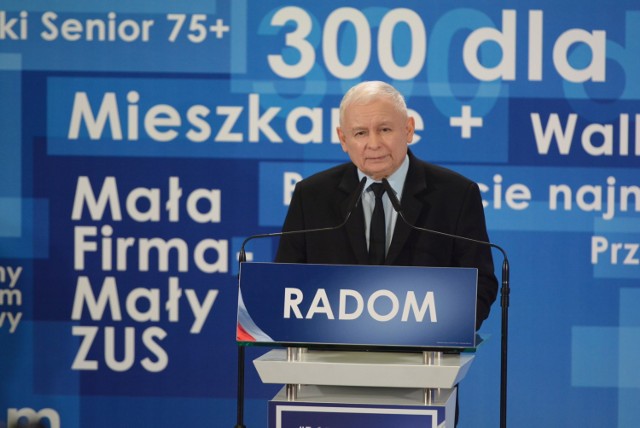 - Radom wciąż jest miastem, w którym "czuć lata 90. - mówił prezes PiS Jarosław Kaczyński.