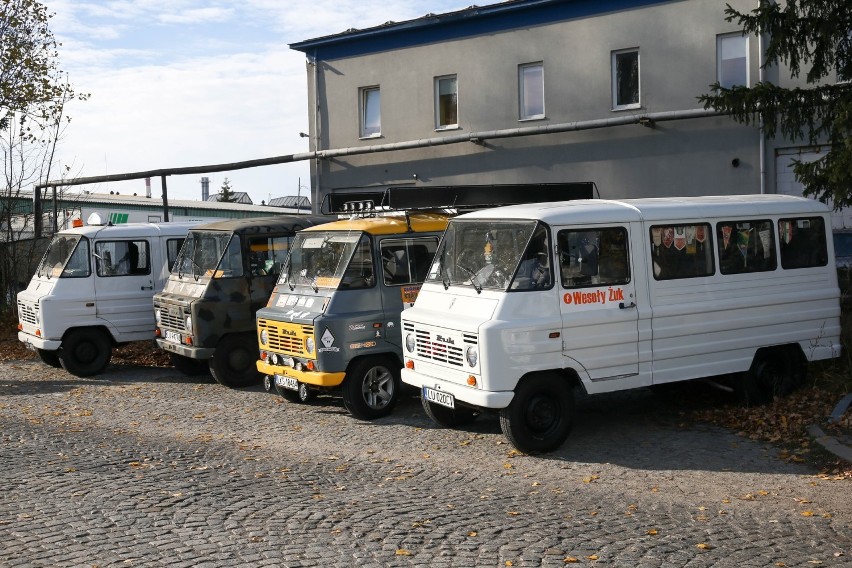 Miłośnicy samochodów Żuk spotkali się przy dawnej fabryce FSC w Lublinie (ZDJĘCIA)