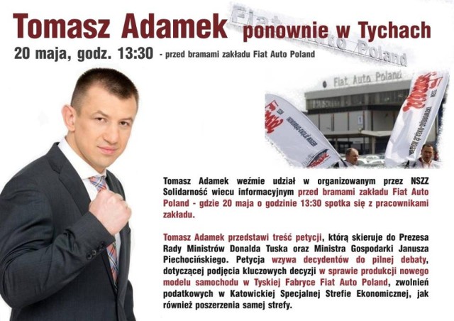 Tomasz Adamek w Tychach