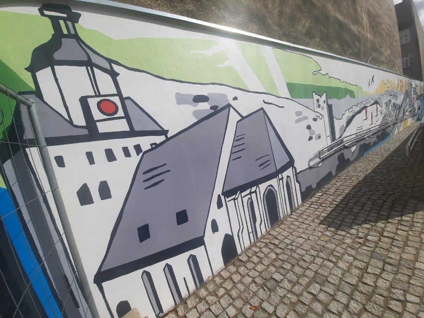 Mural w sąsiedztwie willi Jaehnego ma powierzchnię 200 mkw.