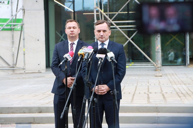Zbigniew Ziobro w środę, 4 października gościł na budowie Sądu Okręgowego we Włocławku.
