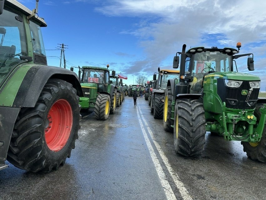 Pod koniec stycznia protest rolników odbył się w powiecie...