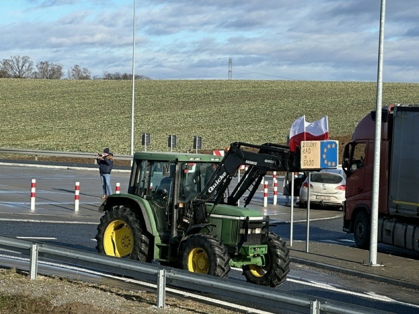 Pod koniec stycznia protest rolników odbył się w powiecie...