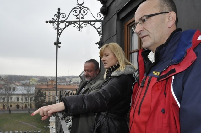 Na zdjęciu: Zbigniew Zięba, Urszula Boruch, Ryszard Nykun