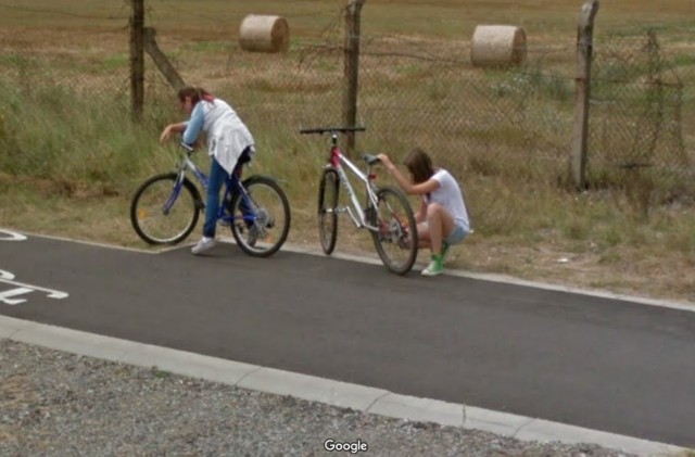 Kamery Google Street View nagrywały wsie wokół Świebodzina w latach 2012 i 2014