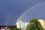 Podwójna tęcza nad Sycowem