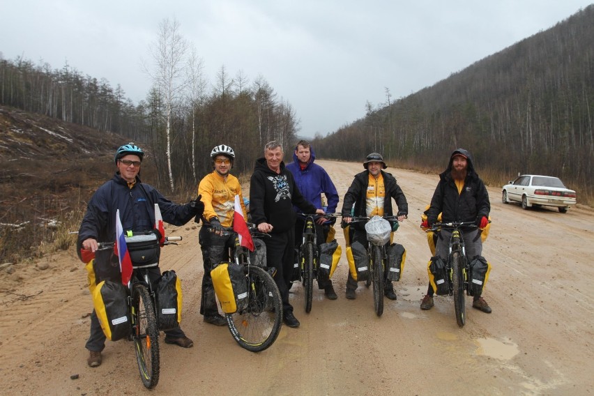 Pruszcz Gd.: Jechał przez Syberię w pierwszej rowerowej sztafecie dookoła świata  Bike Jamboree [ZDJECIA]