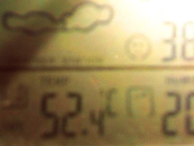 Temperatura na Antoniuku