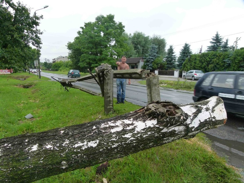 Piotrków, powiat: Wichura zerwała dachy, powaliła drzewa...