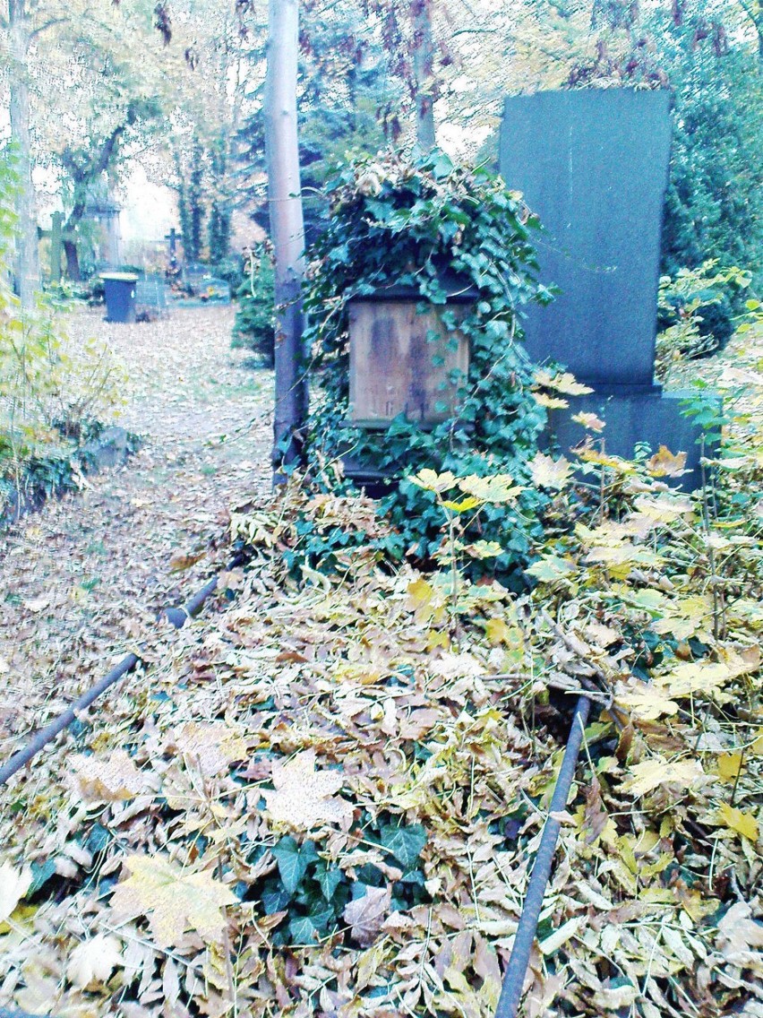 Opuszczony grób.