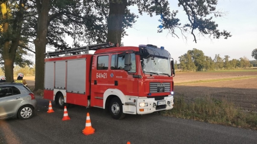 Groźne zdarzenie drogowe na trasie Błocko - Wielichowo