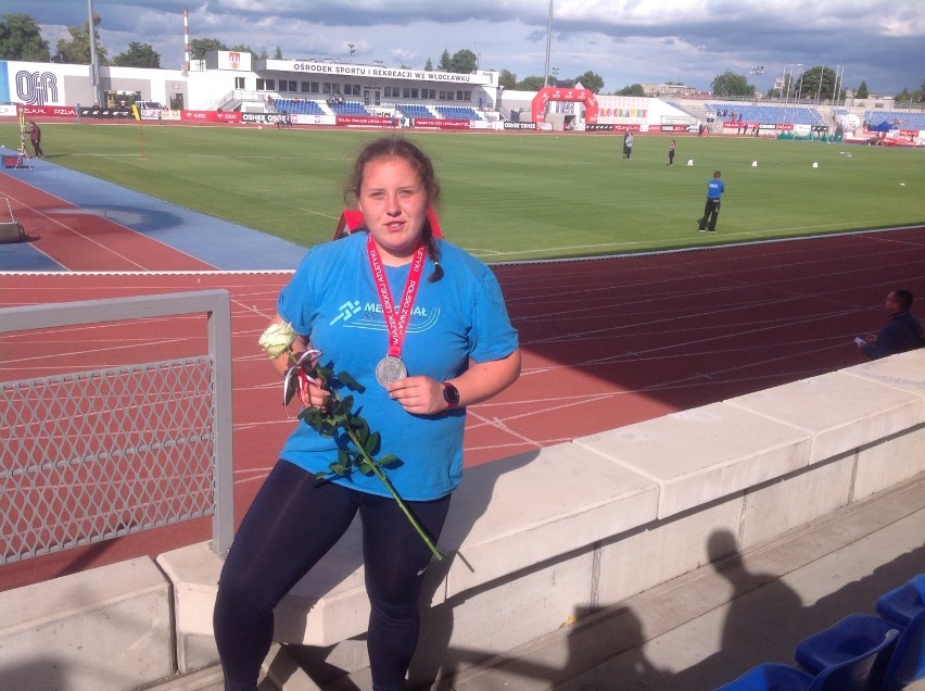 Dwa medale Ewy Różańskiej z MKLA Łęczyca na Mistrzostwach Polski Juniorów