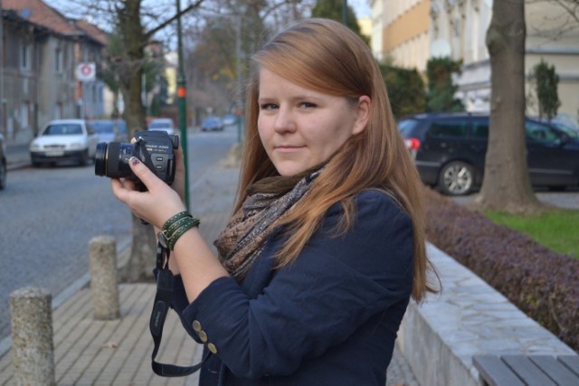 Edyta Młynarczyk, fotoreporterka z  Radia Emiter Politechniki Opolskiej