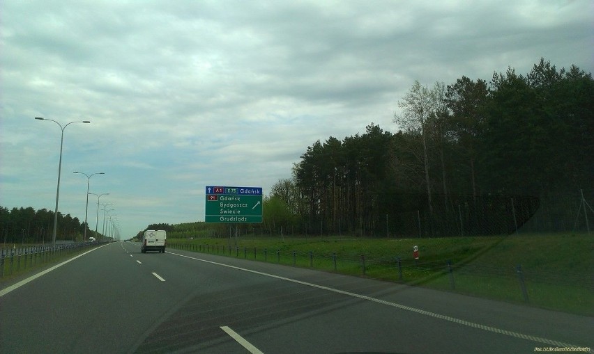 Autostradą z Łodzi do Gdańska jedzie się komfortowo.