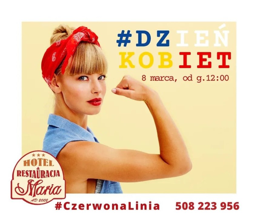 We wtorek 8 marca od godz. 12:00 (sale Balowa i Westernowa)...