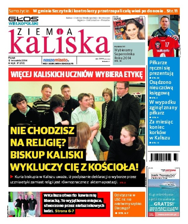 Okładka najnowszego wydania Ziemi Kaliskiej