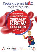 Malbork. Pomóż zebrać krew dla Polski w ramach akcji PCK i Muszkieterów
