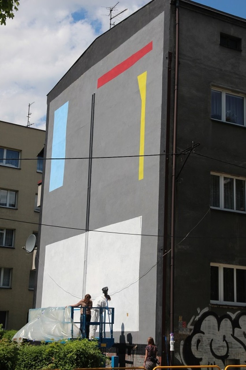 Artyści znowu malują w Katowicach.