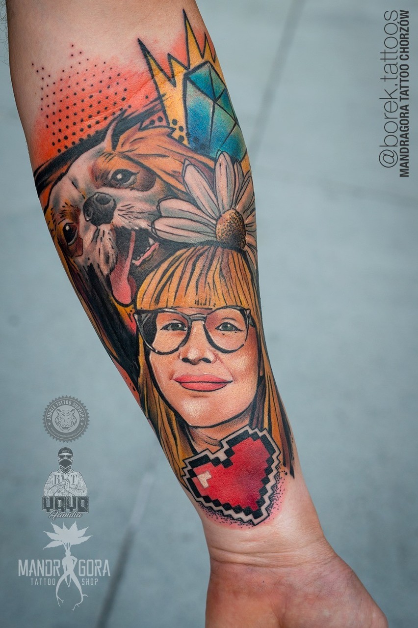 Tatuae wykonane w Mandragora Tattoo w Chorzowie