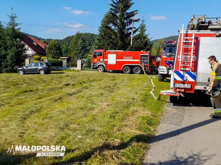 Stryszawa. Pożar budynku. Śmierć jednej osoby                            