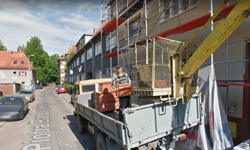 Google Street View na Starym Zdroju w Wałbrzychu