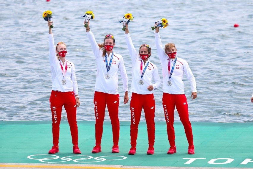 Polska czwórka podwójna kobiet zdobyła srebro w Tokio 2020